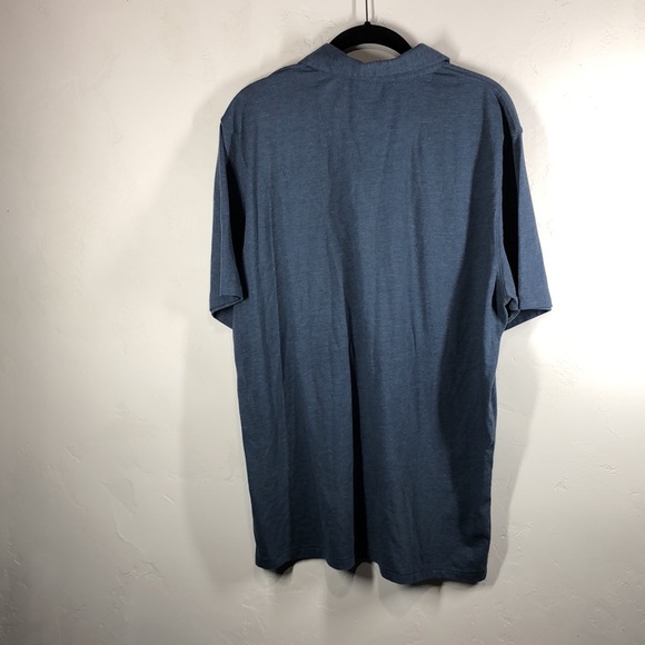 Prana blue organic cotton polo size large - Picture 6 of 10